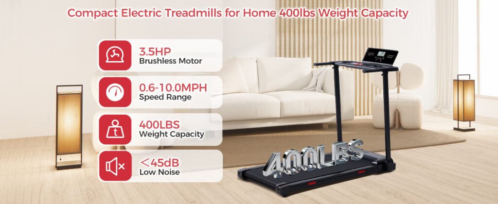 mcrg compact treadmill with 400 lb capacity
